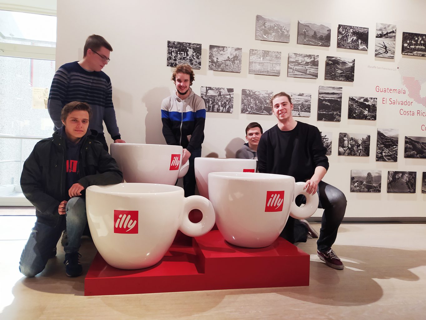 Jozef Stefan visita alla fabbrica Illy caffè