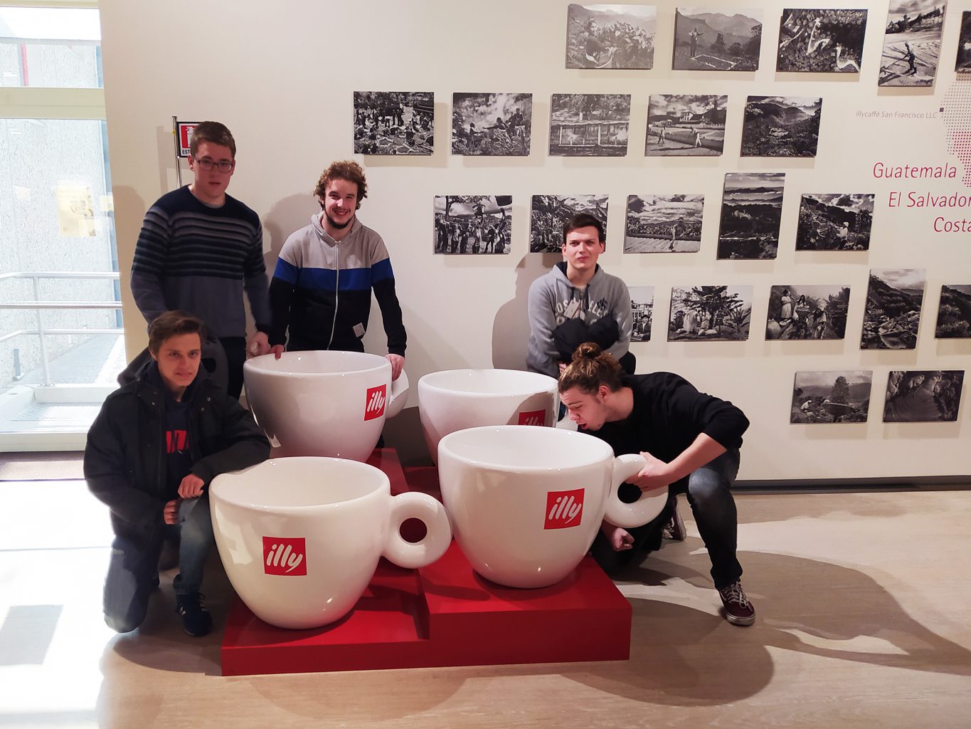 Jozef Stefan visita alla fabbrica Illy caffè